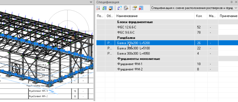 Рис. 6 – Работа со спецификациями